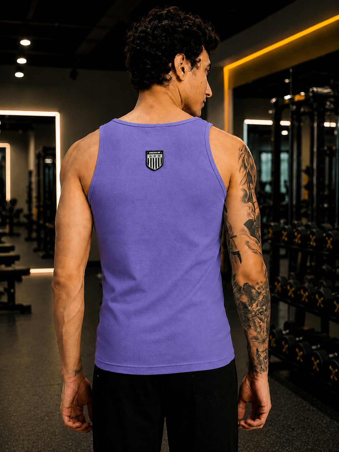 WEARDUDS Shop EASY WEAR VEST GYM T-SHIRT PURPLE for a bold, sporty look perfect for workouts, gym sessions, casual outings, and everyday styling.