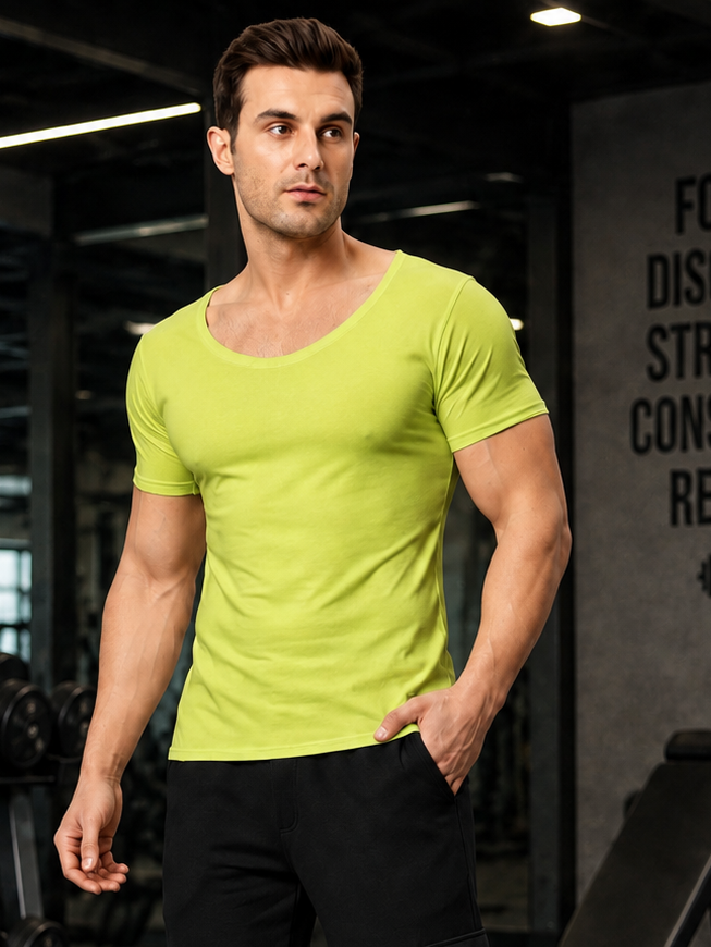 RICKY REGULAR FIT T-SHIRT NEON GREEN