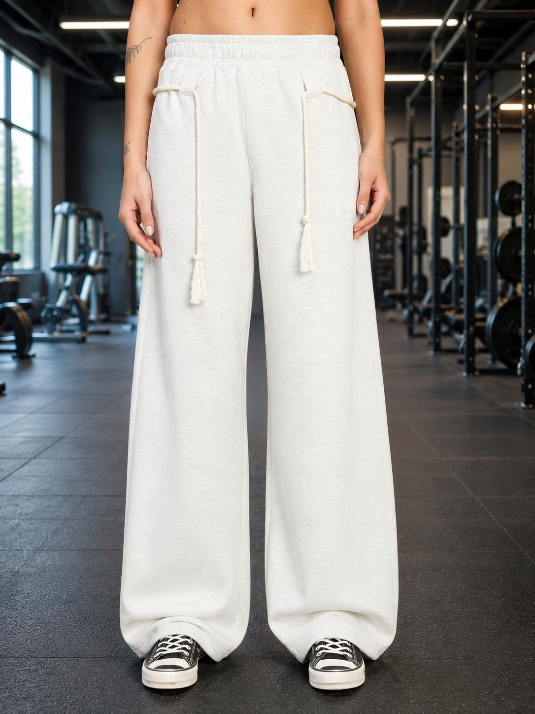 WOMEN BAGGY DRIFT LIGHT JOGGER OFF-WHITE