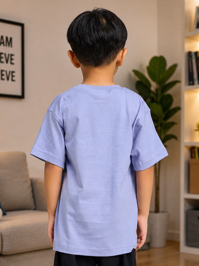 LAZY DAY T-SHIRT FOR BOYS GIRLS LAVENDER