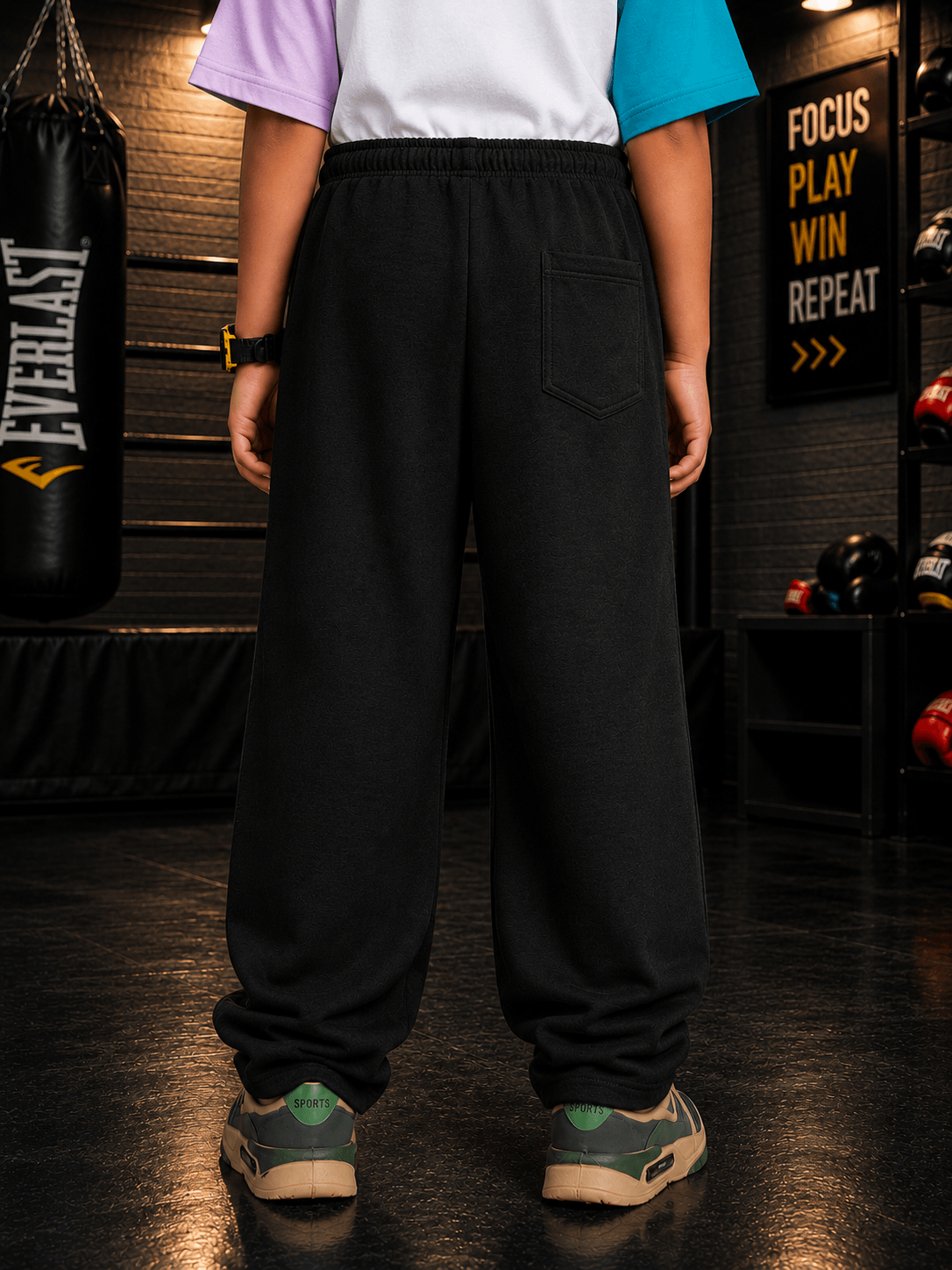 CHILL JOGGER FOR BOYS GIRLS BLACK