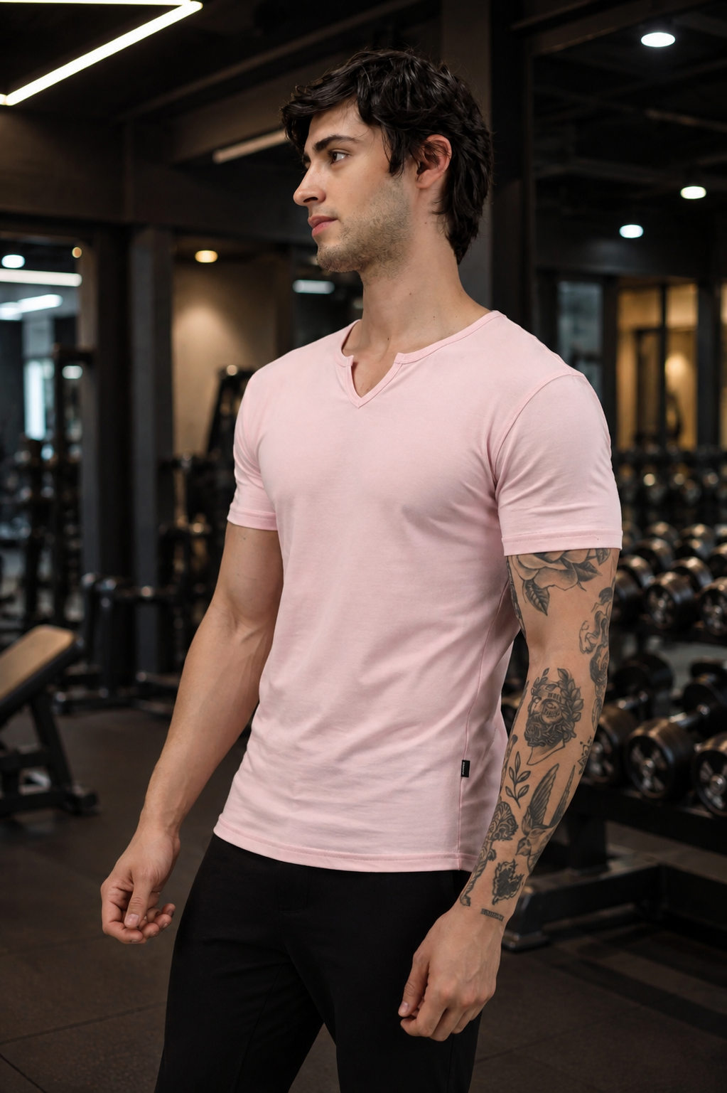 VIKING REGULAR FIT T-SHIRT BABY PINK