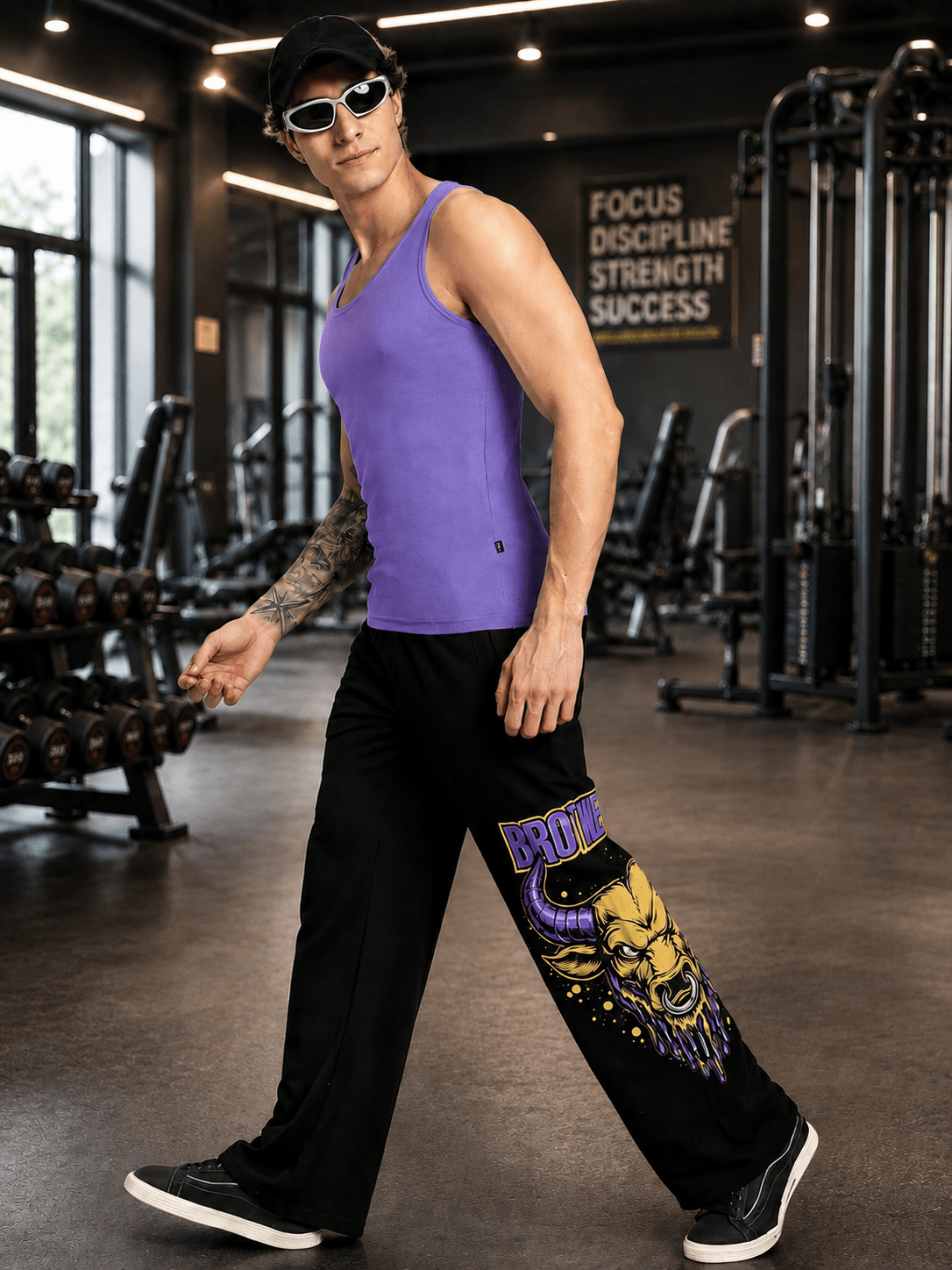 WEARDUDS Shop EASY WEAR VEST GYM T-SHIRT PURPLE for a bold, sporty look perfect for workouts, gym sessions, casual outings, and everyday styling.