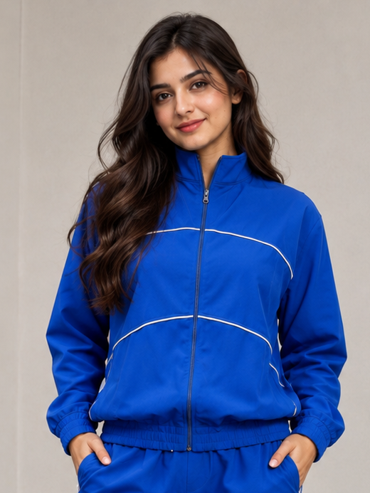 WOMEN RAIDER JACKET FULL ZIPPER BLUE