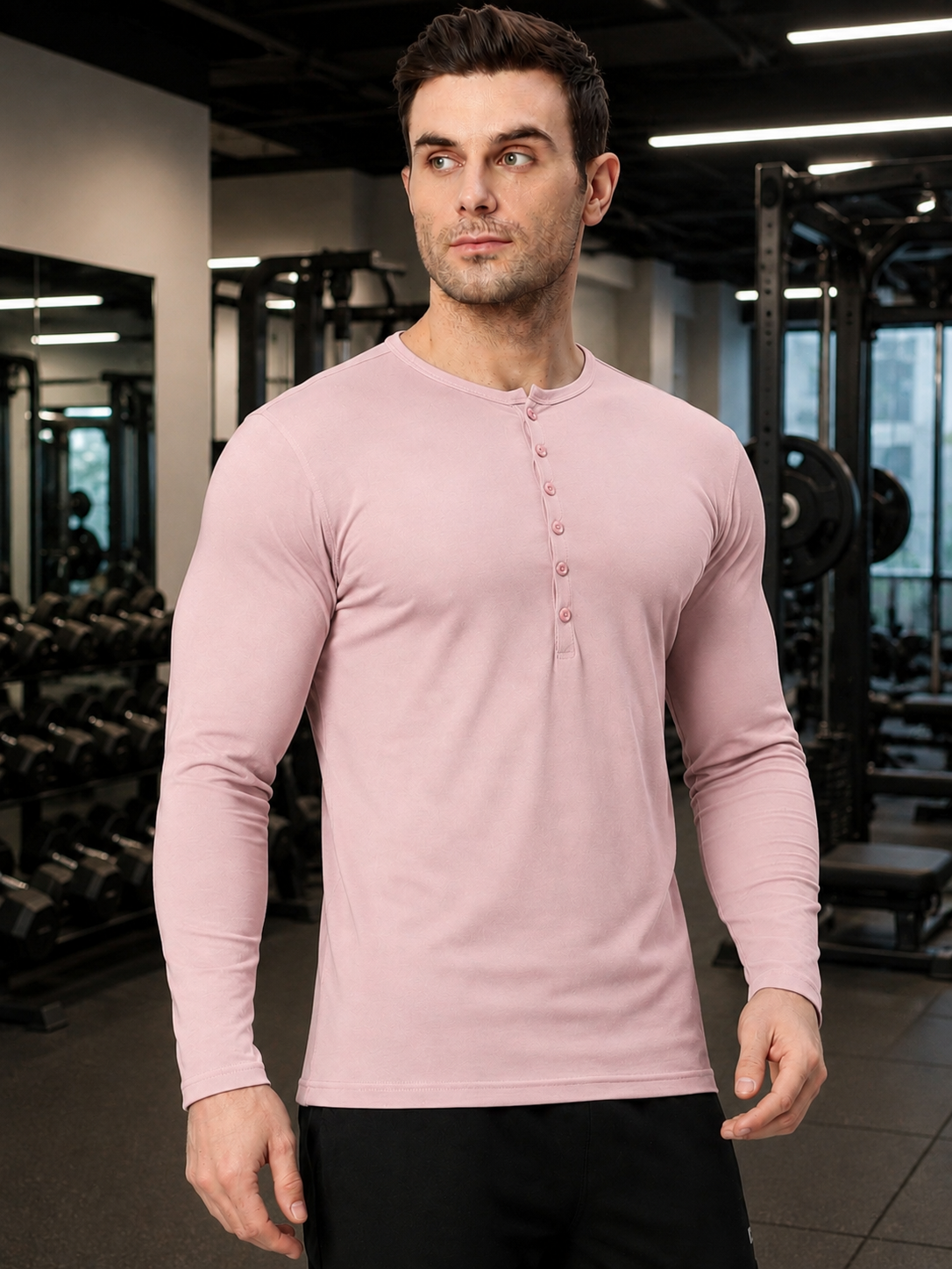 HENNY SLIM FIT SWEATSHIRT BABY PINK
