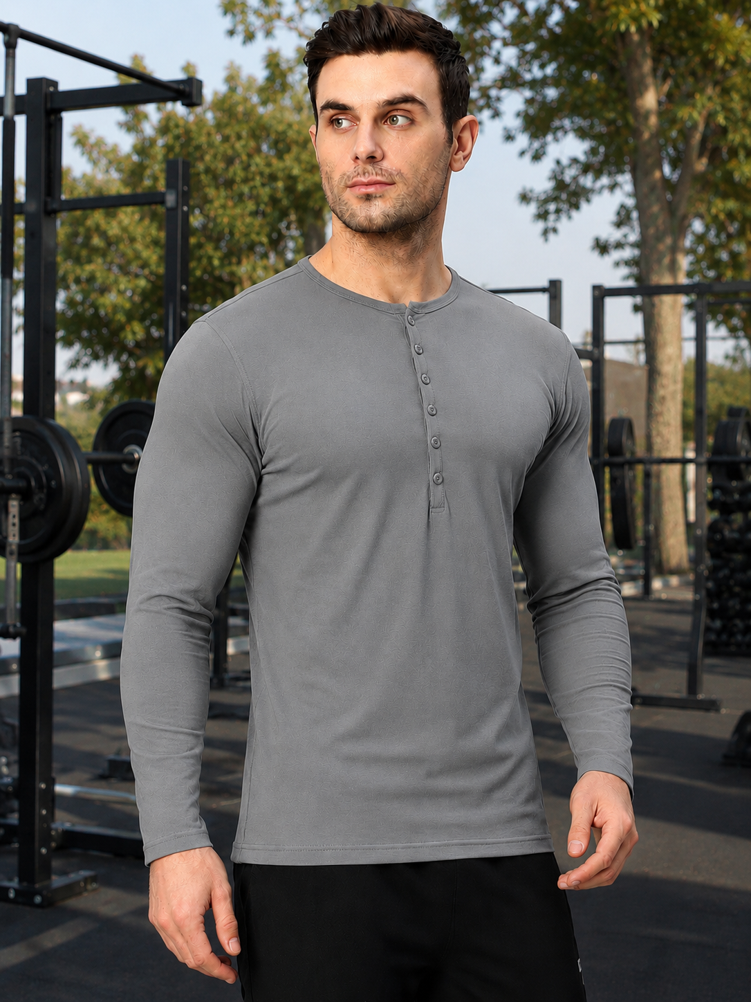HENNY SLIM FIT SWEATSHIRT GREY