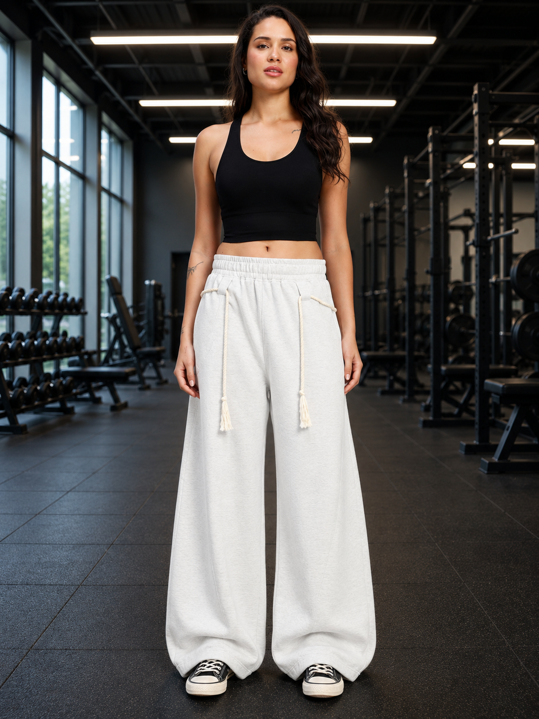 WOMEN BAGGY DRIFT LIGHT JOGGER OFF-WHITE
