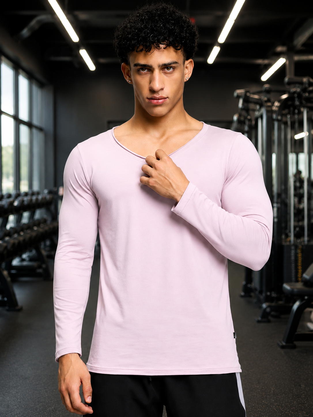 JOEL SLIM FIT SWEATSHIRT LILAC