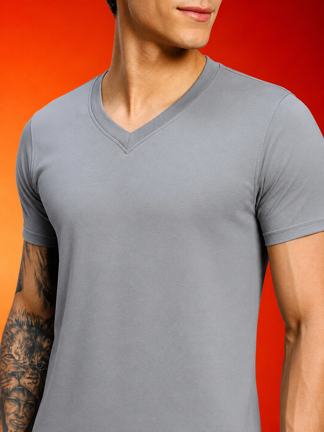 CORE SHORT REGULAR FIT T-SHIRT GREY