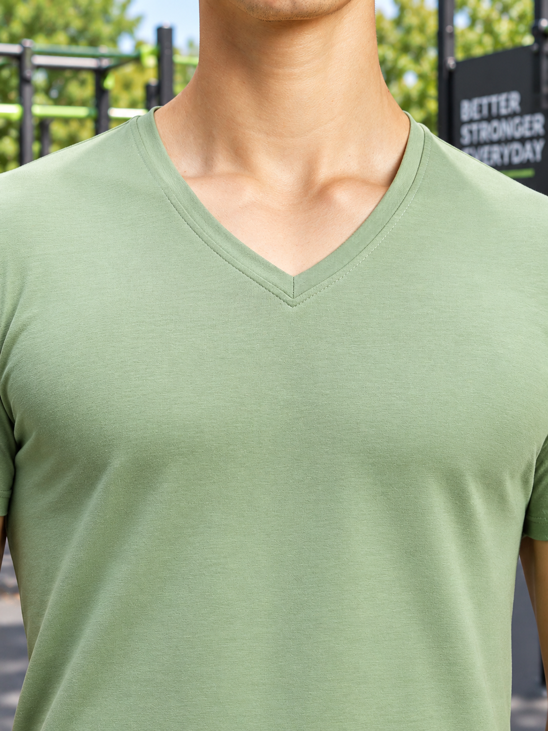 CORE SHORT REGULAR FIT T-SHIRT SAGE GREEN