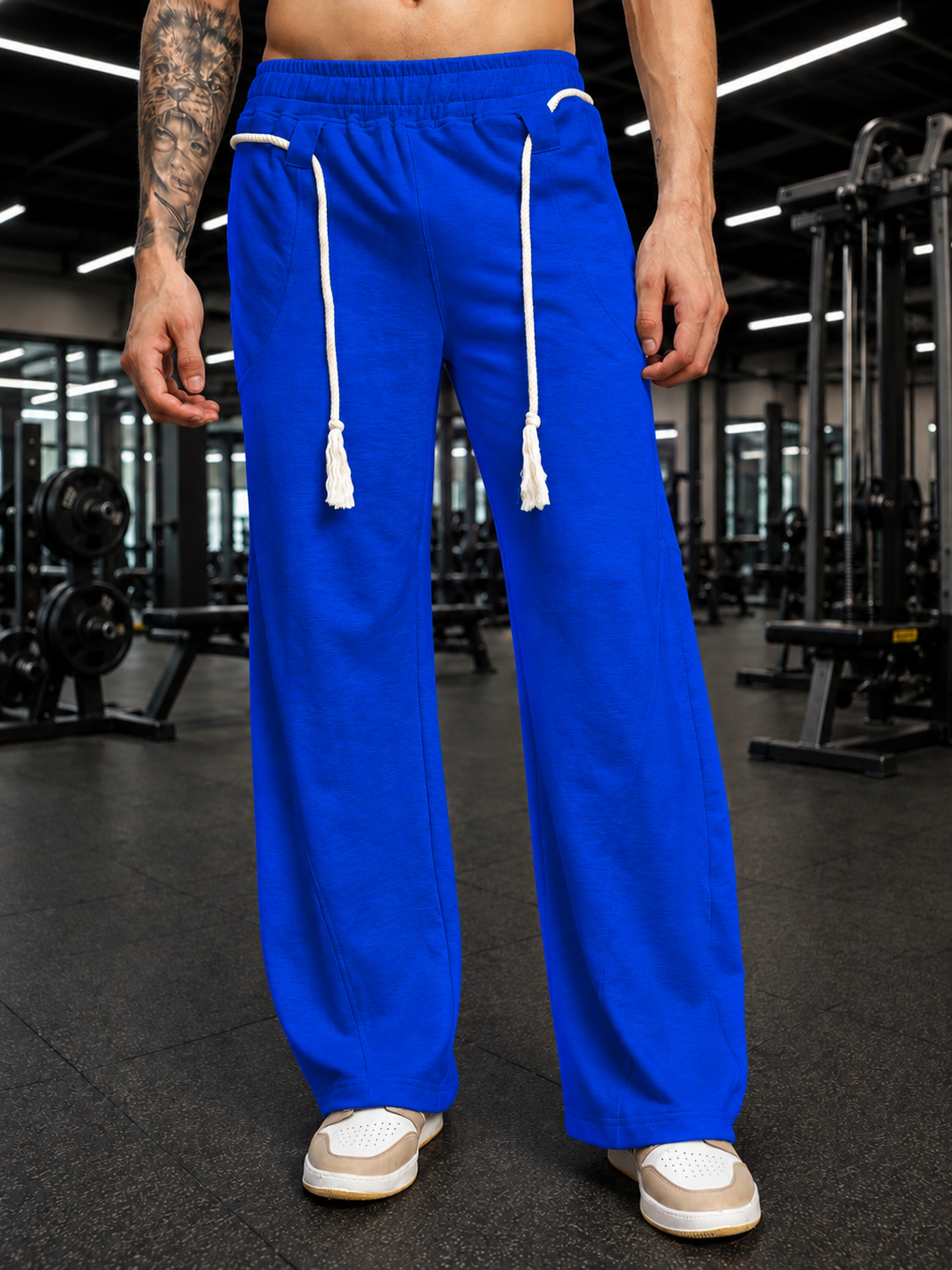 BAGGY DRIFT LIGHT JOGGER MELANGE BLUE