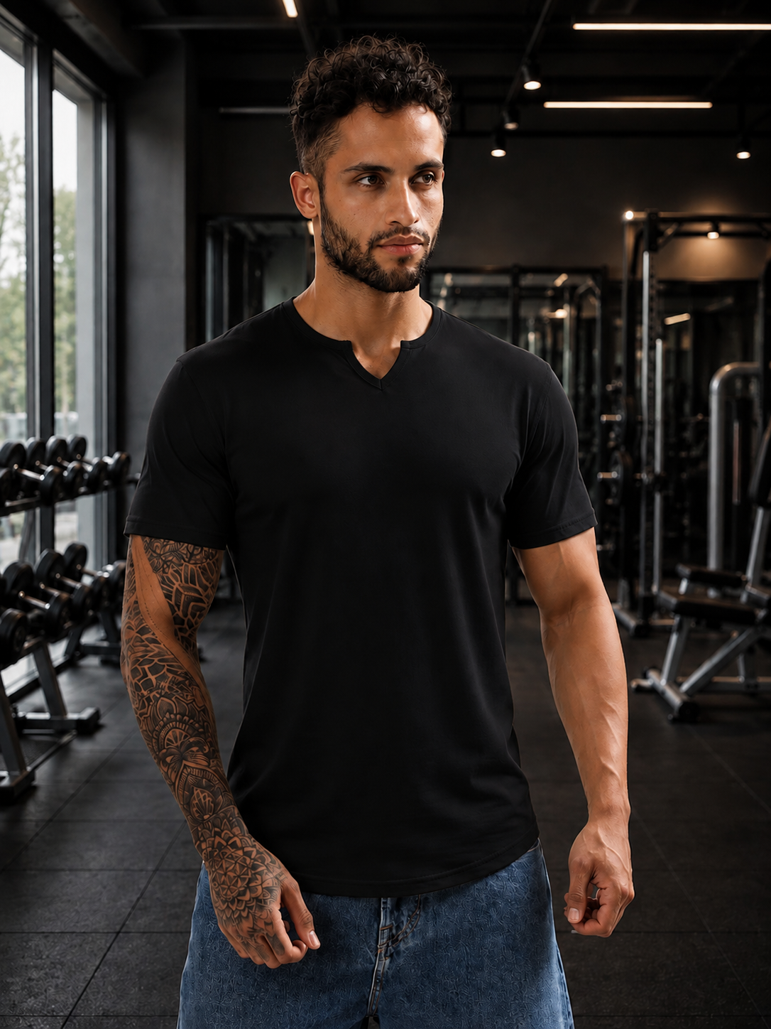 VIKING REGULAR FIT T-SHIRT BLACK