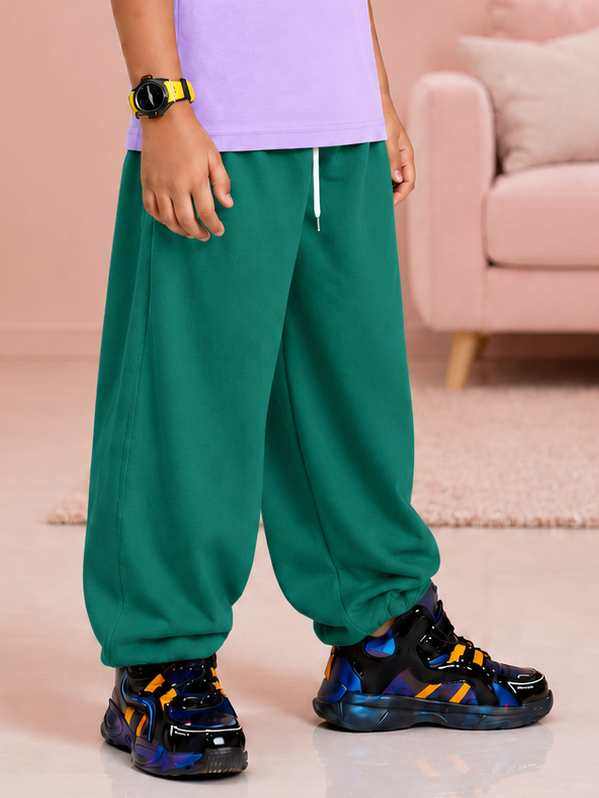 COOLFIT JOGGER FOR BOYS GIRL TEAL GREEN