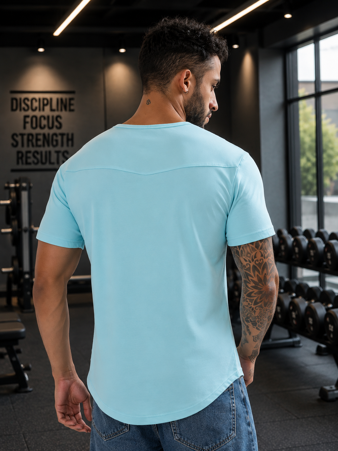 VIKING REGULAR FIT T-SHIRT SKY BLUE