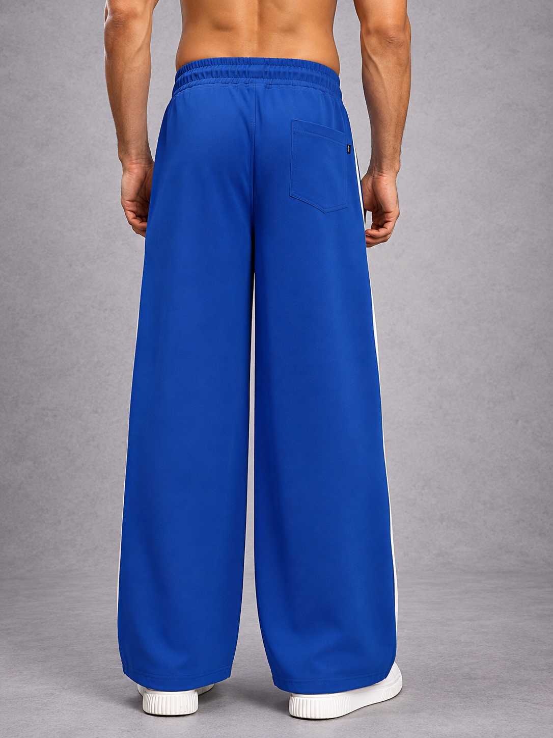 BOLD ELECTRIC RELAXED-FIT JOGGERS BLUE