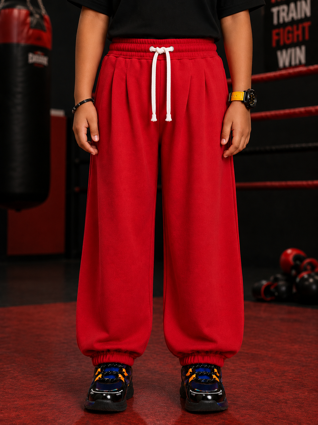 COOLFIT JOGGER FOR BOYS GIRLS RED