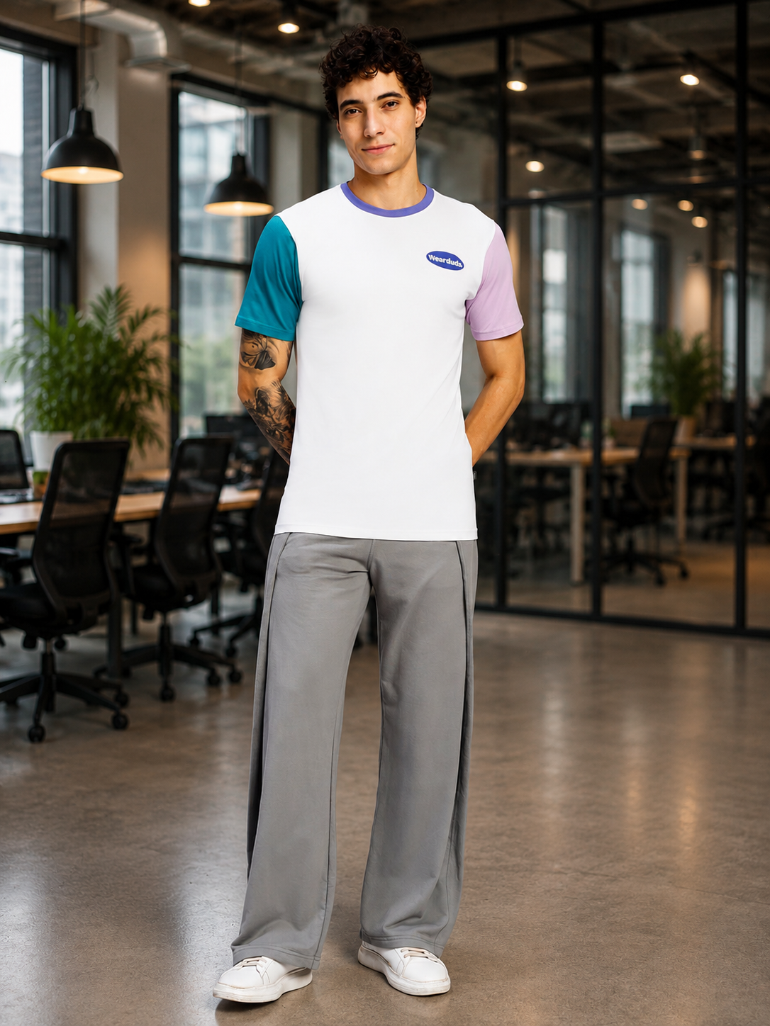 CHILL T-SHIRT WHITE MULTI