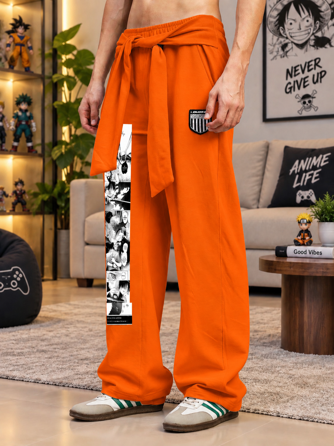 CHILL GRAPHIC JOGGERS ORANGE