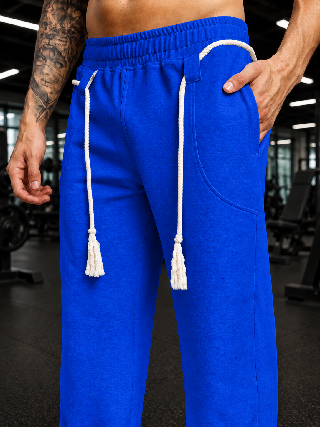 BAGGY DRIFT LIGHT JOGGER MELANGE BLUE