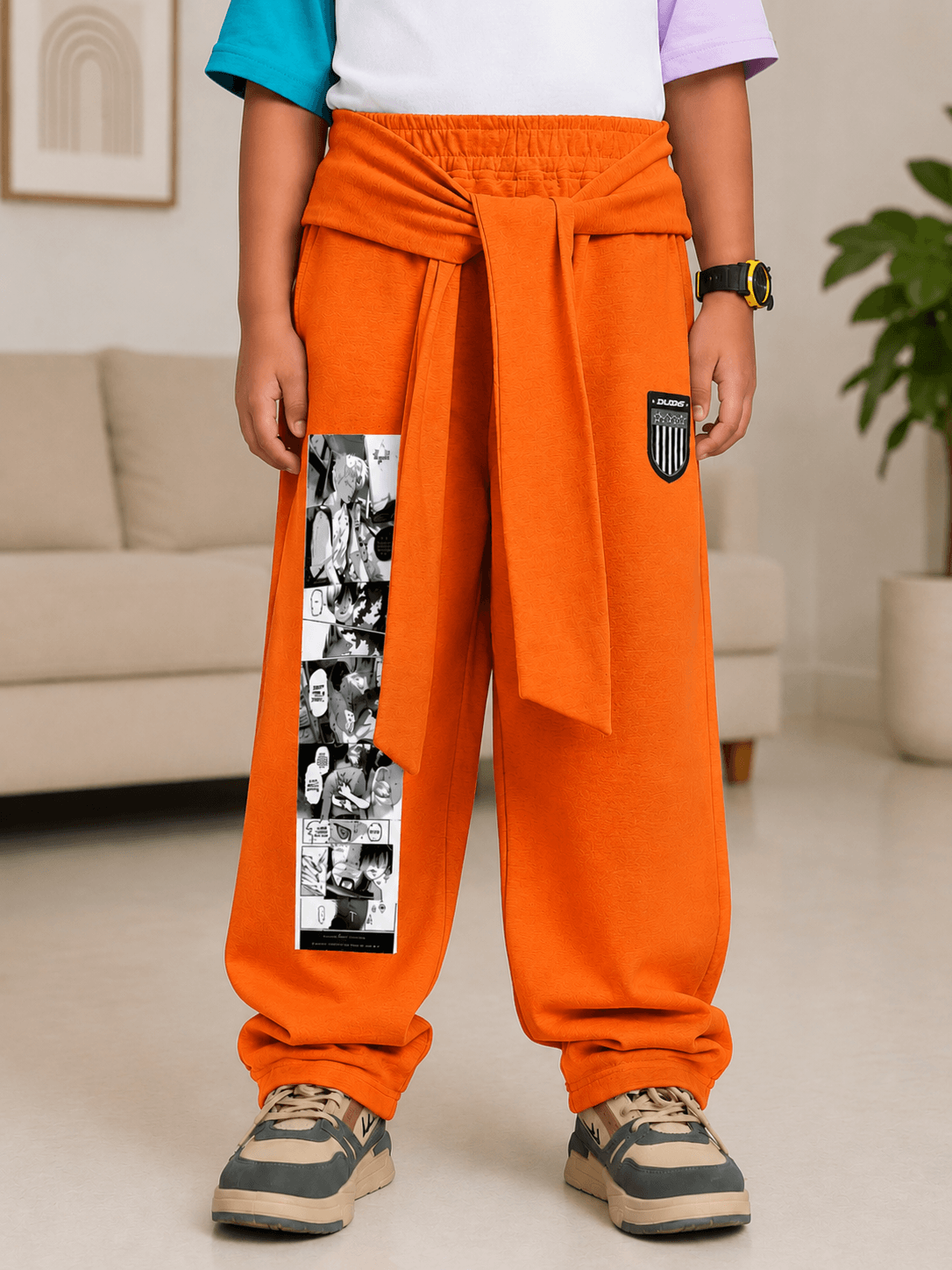 CHILL JOGGER FOR BOYS GIRLS ORANGE