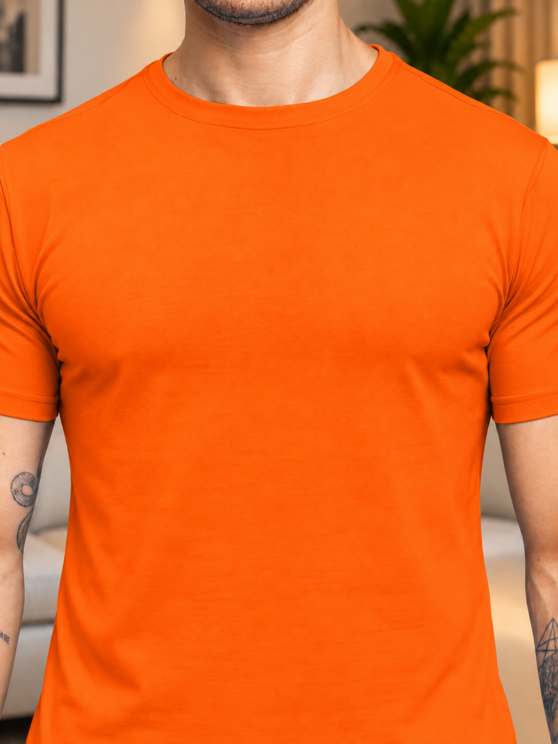 CLASSIC SLIM FIT T-SHIRT ORANGE