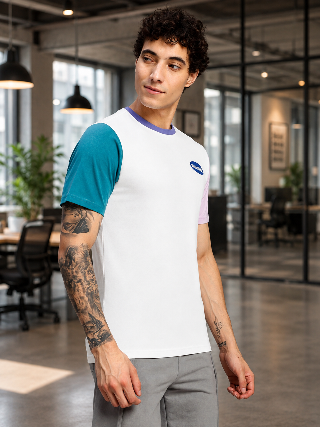 CHILL T-SHIRT WHITE MULTI