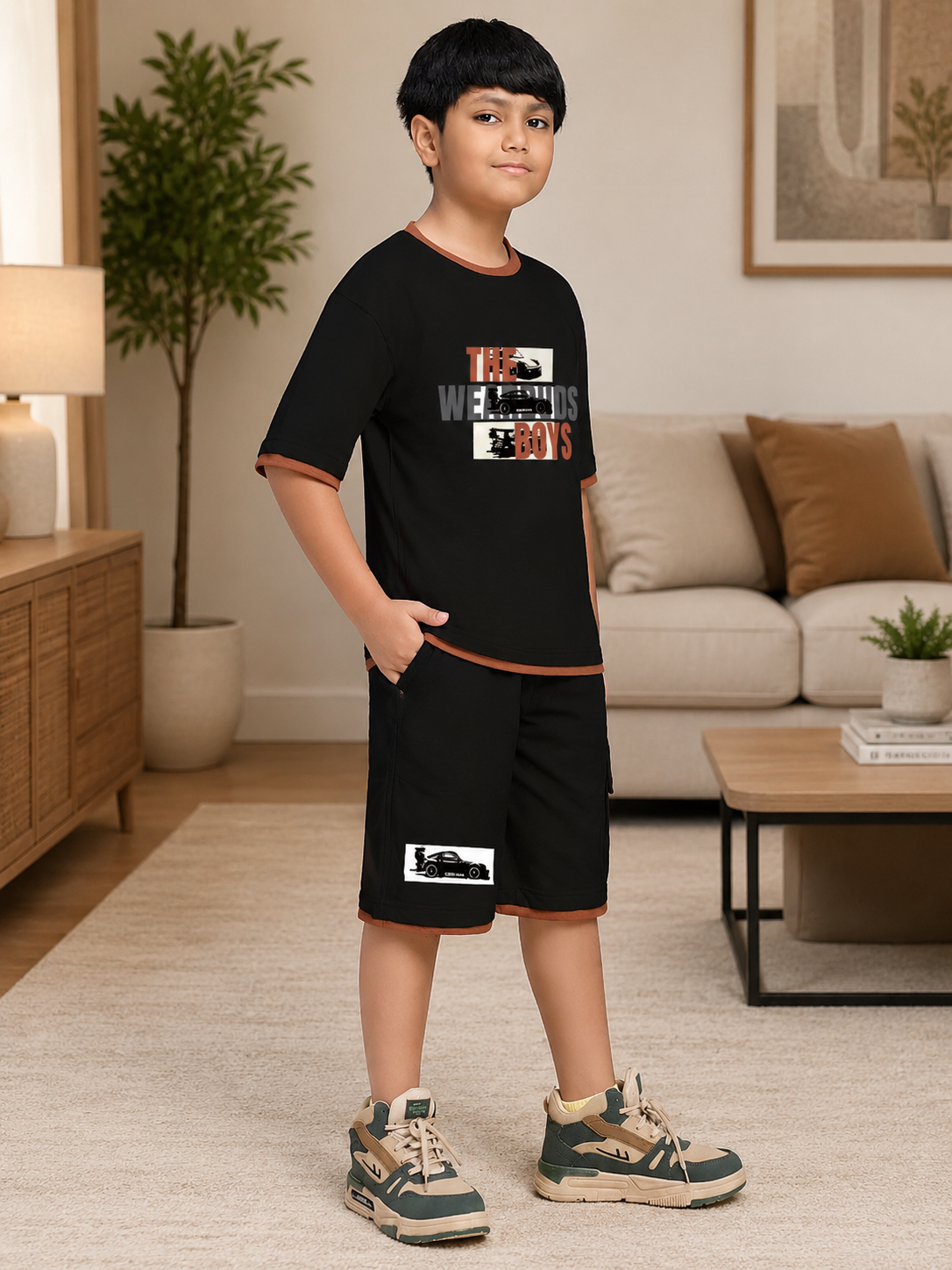 SPEED CLUB SET CO-ORD FOR BOYS GIRLS BLACK