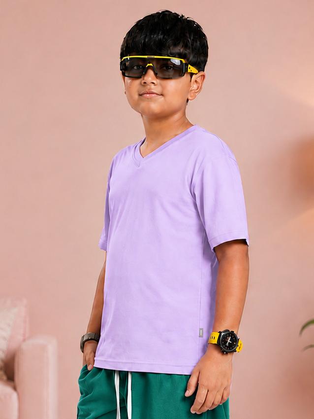 COOLFIT T-SHIRT FOR BOYS GIRLS LAVENDER