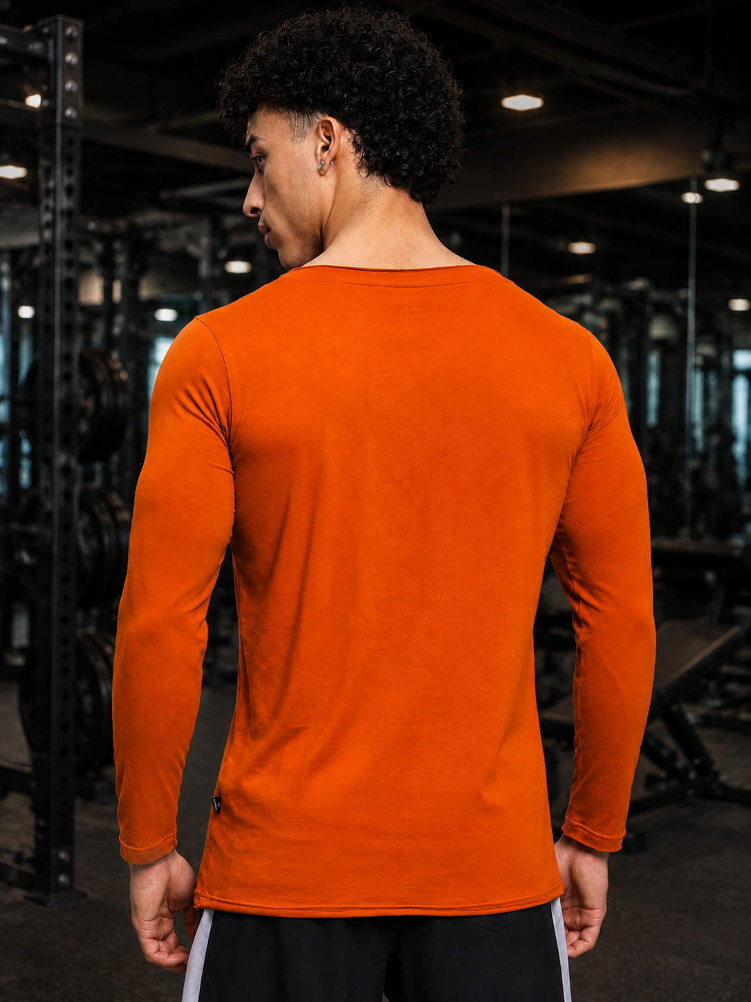 JOEL SLIM FIT SWEATSHIRT ORANGE