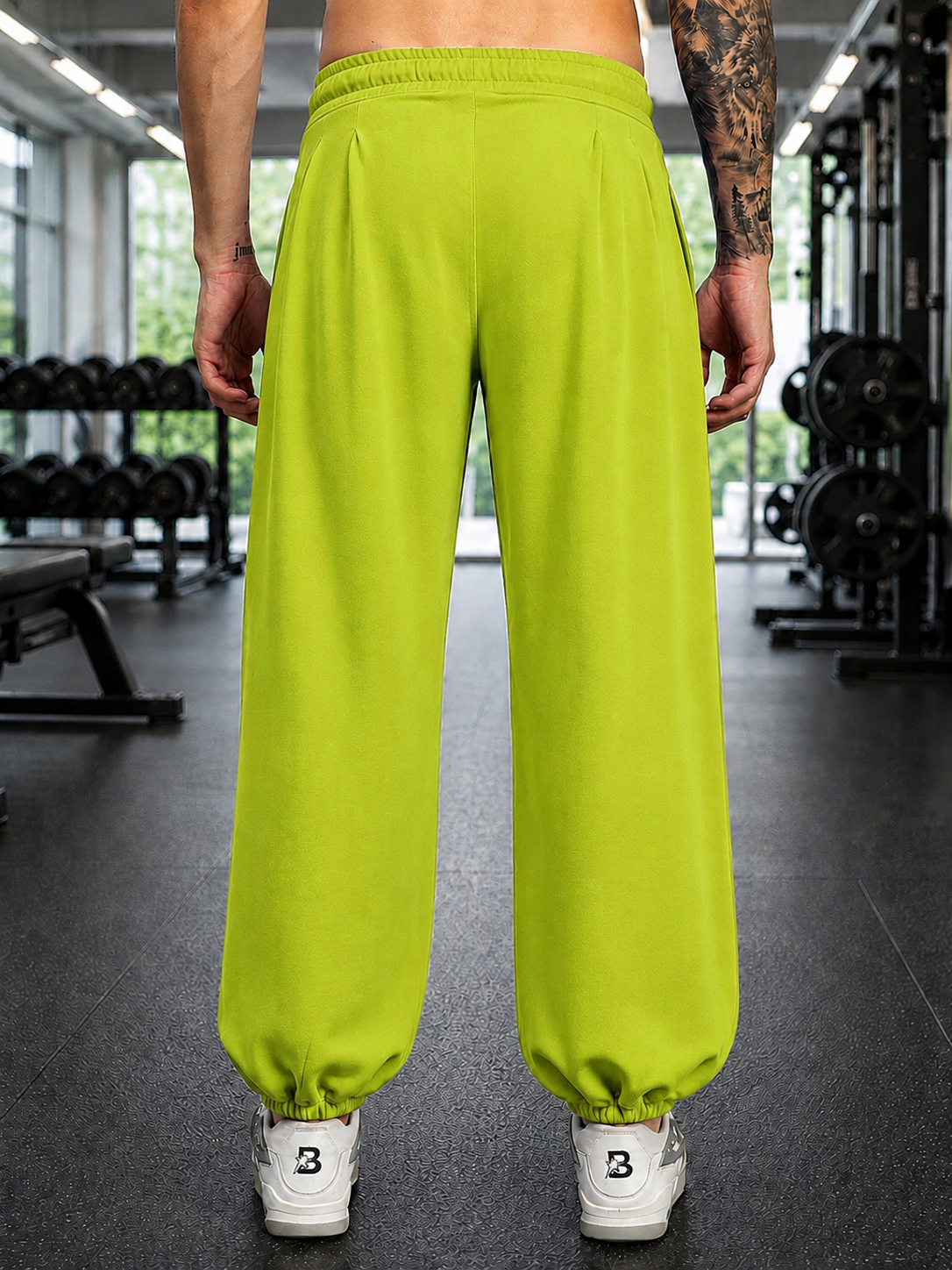 COOLFIT BAGGY LOOSE FIT JOGGER NEON GREEN
