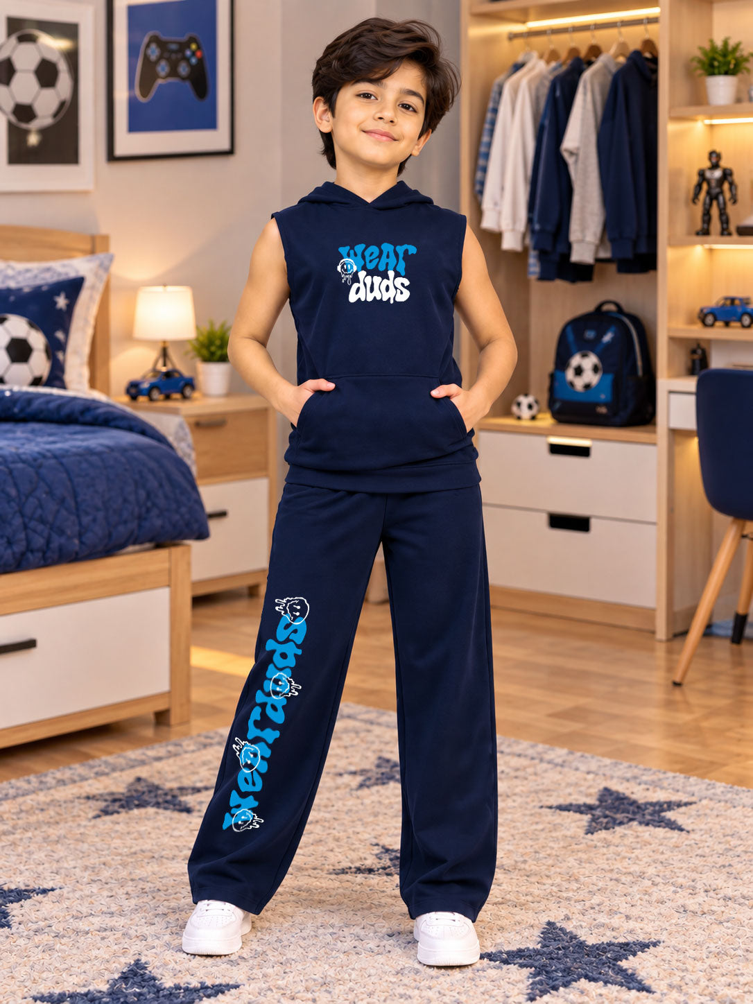 LOUNGEWEAR JOGGER FOR BOYS GIRLS NAVY BLUE