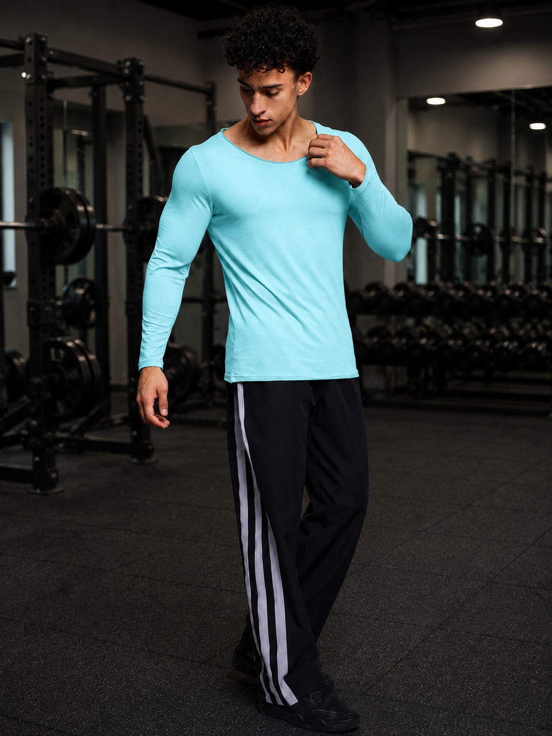 JOEL SLIM FIT SWEATSHIRT SKY BLUE