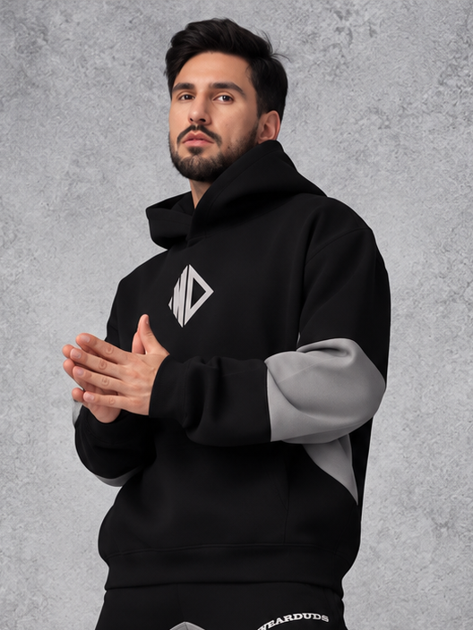 WD GORBCORE HOODIE BLACK-GREY