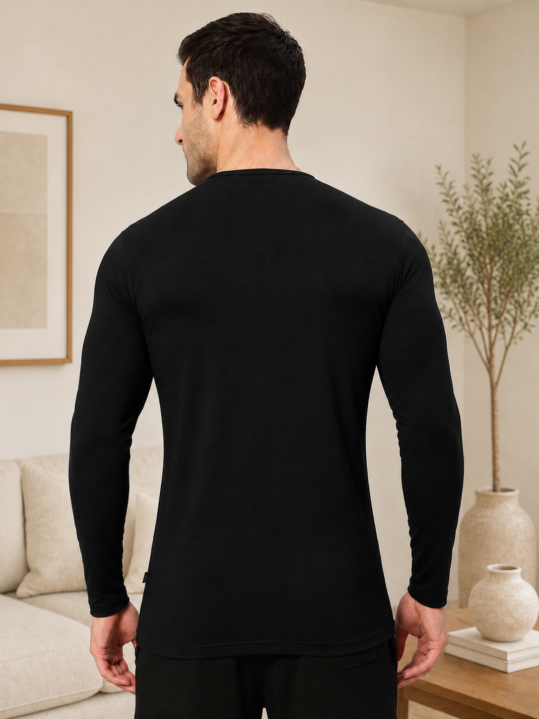 HENNY SLIM FIT SWEATSHIRT BLACK