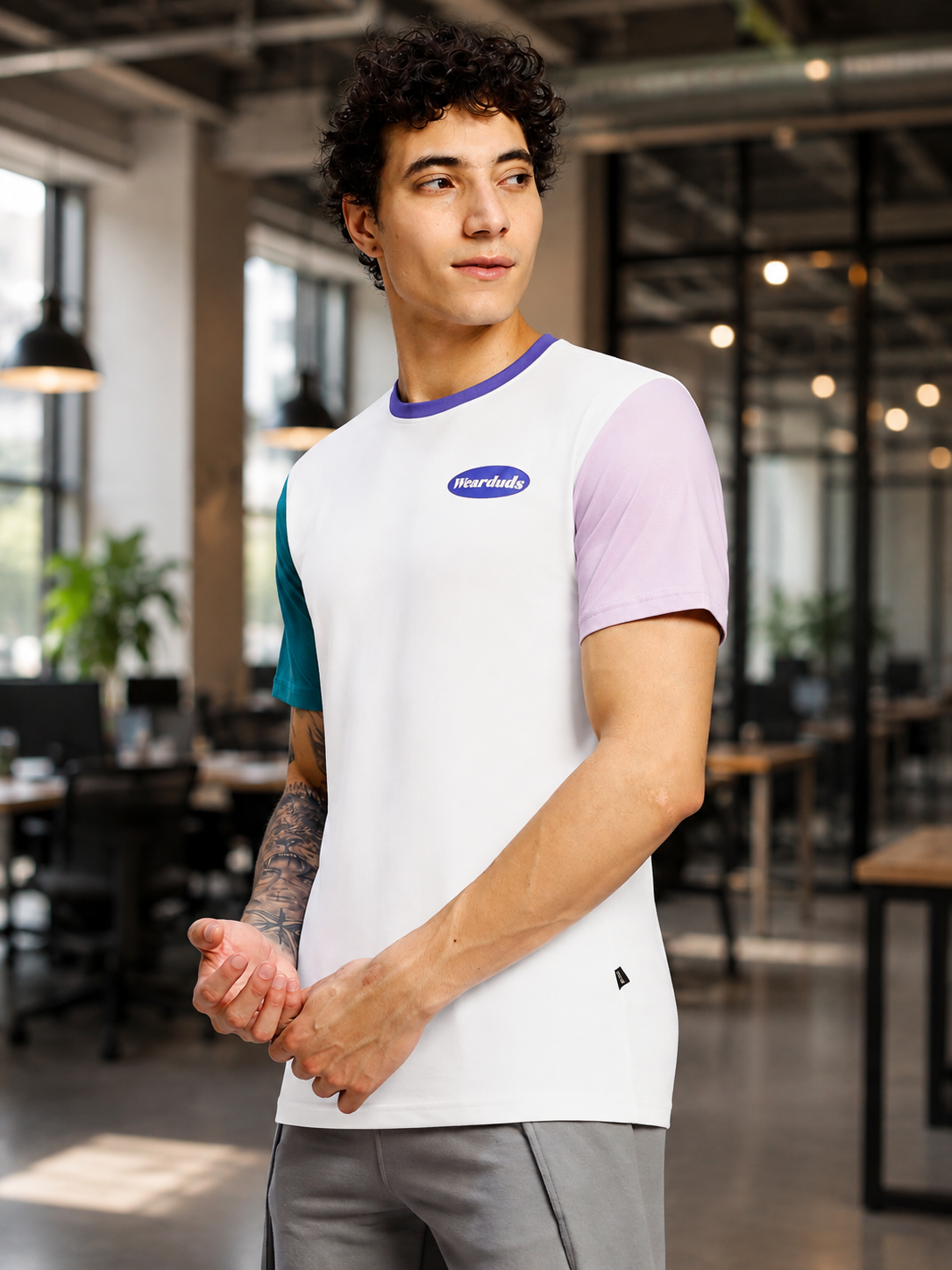 CHILL T-SHIRT WHITE MULTI