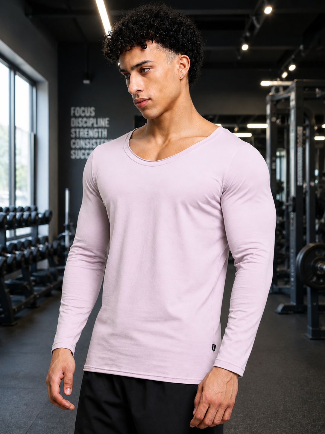 JOEL SLIM FIT SWEATSHIRT LILAC