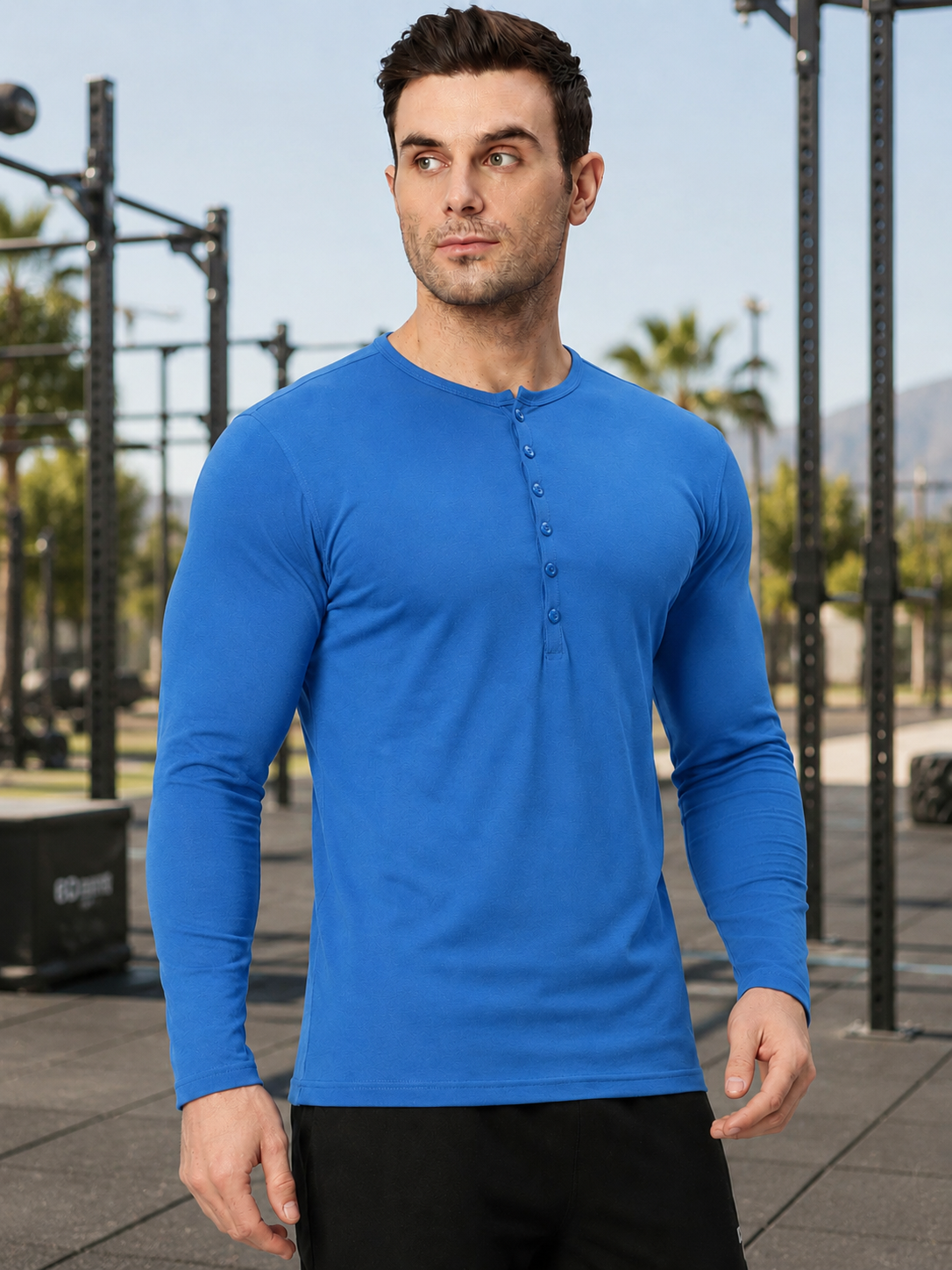 HENNY SLIM FIT SWEATSHIRT ROYAL BLUE