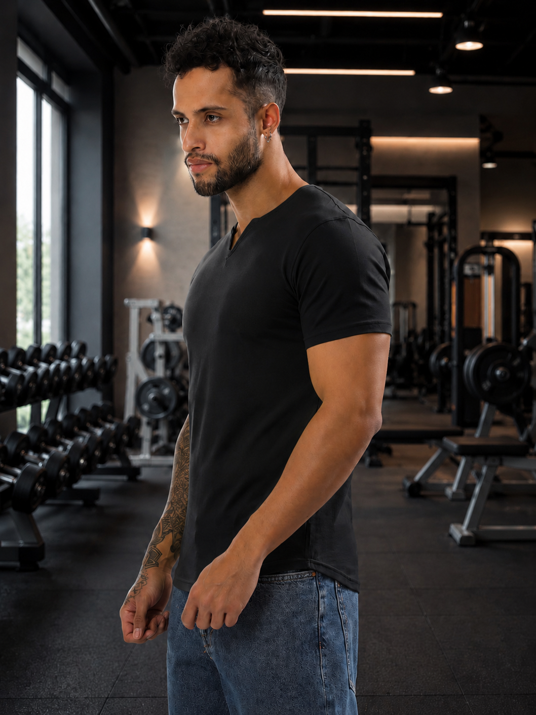 VIKING REGULAR FIT T-SHIRT BLACK