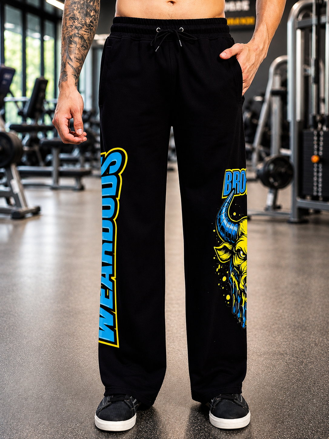 BULL RELAXED-FIT JOGGER BLACK