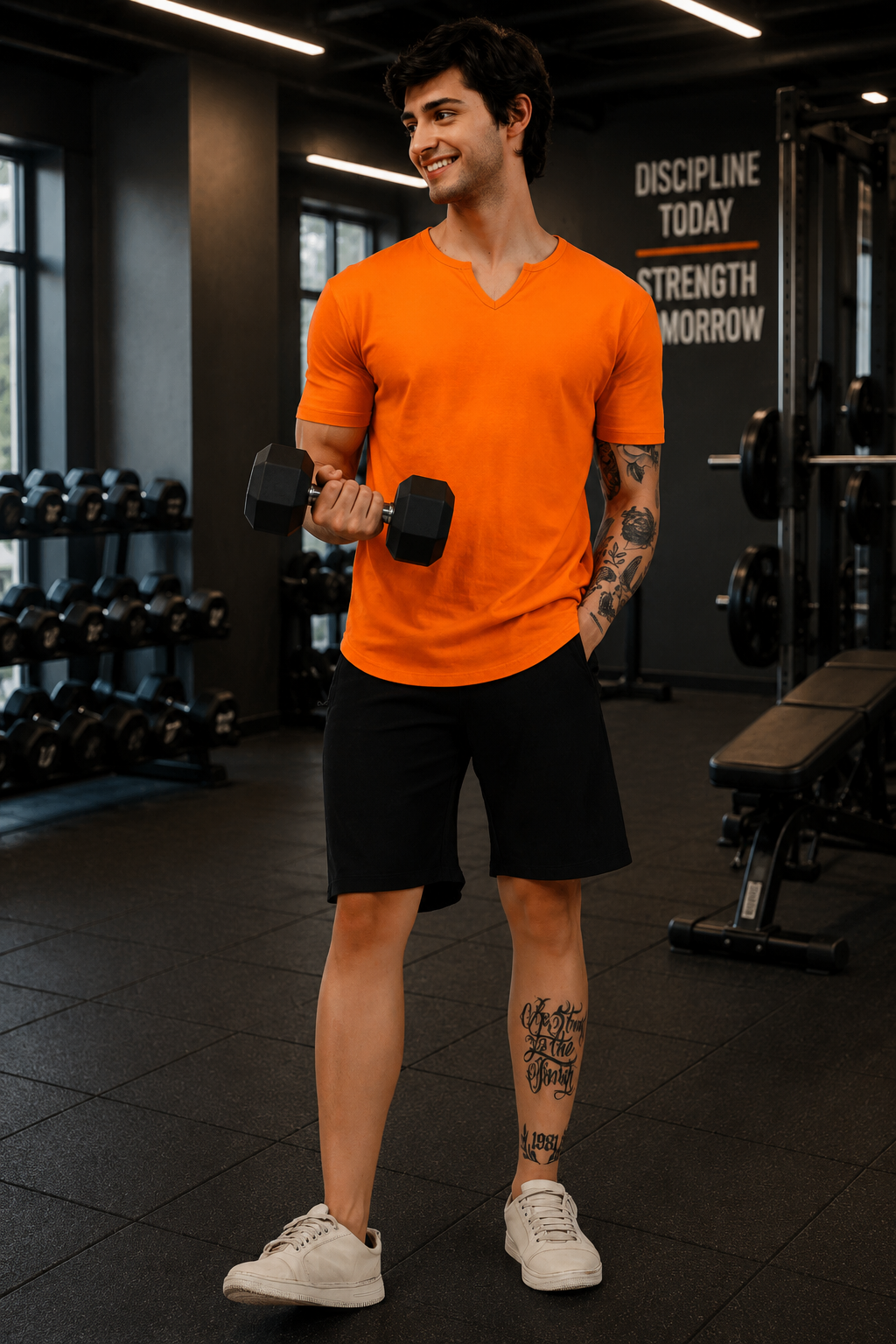 VIKING REGULAR FIT T-SHIRT ORANGE