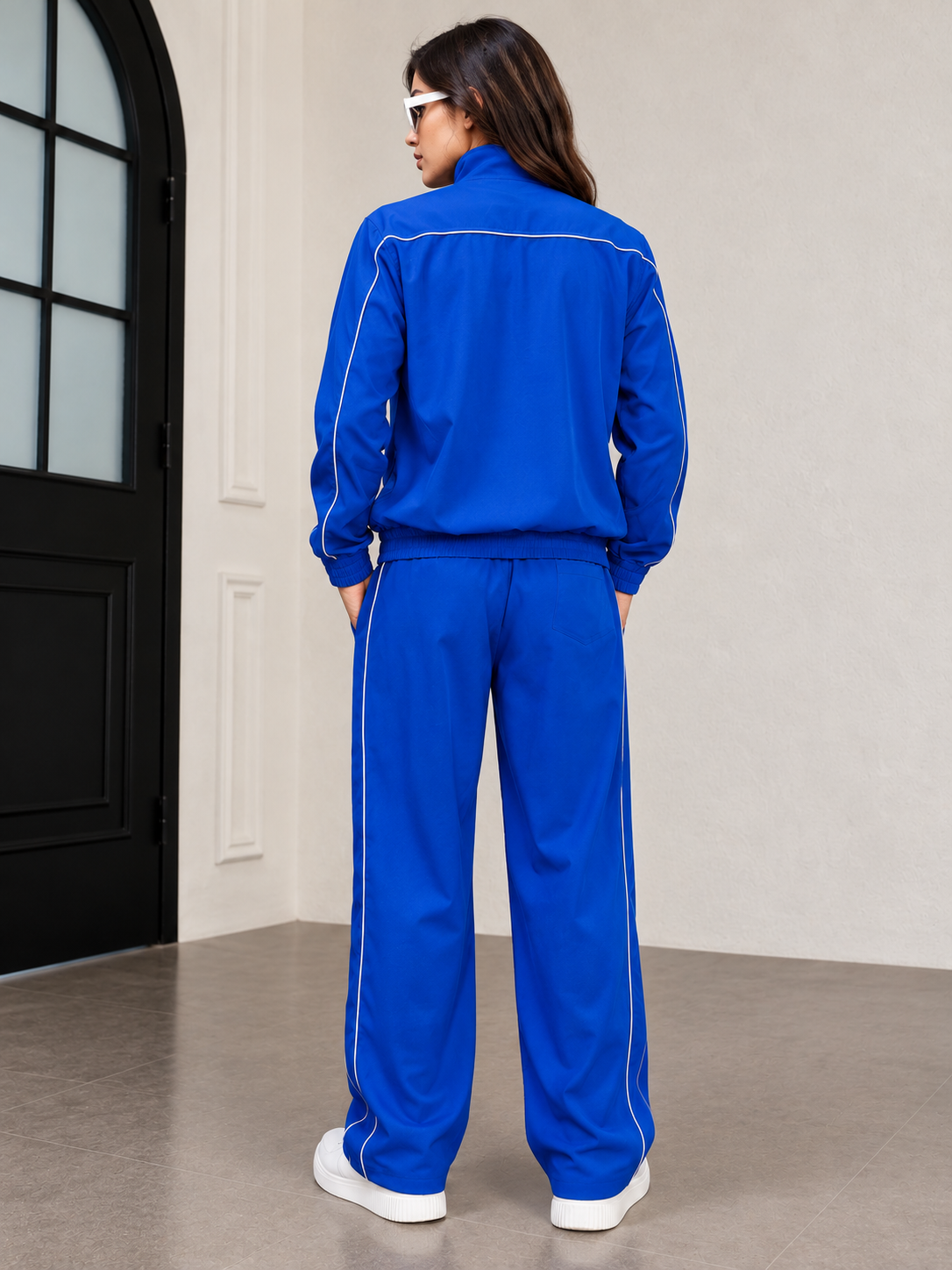 WOMEN RAIDER CO-ORD SET FULL ZIPPER BLUE