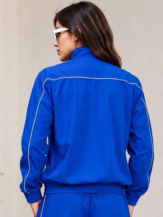 WOMEN RAIDER JACKET FULL ZIPPER BLUE