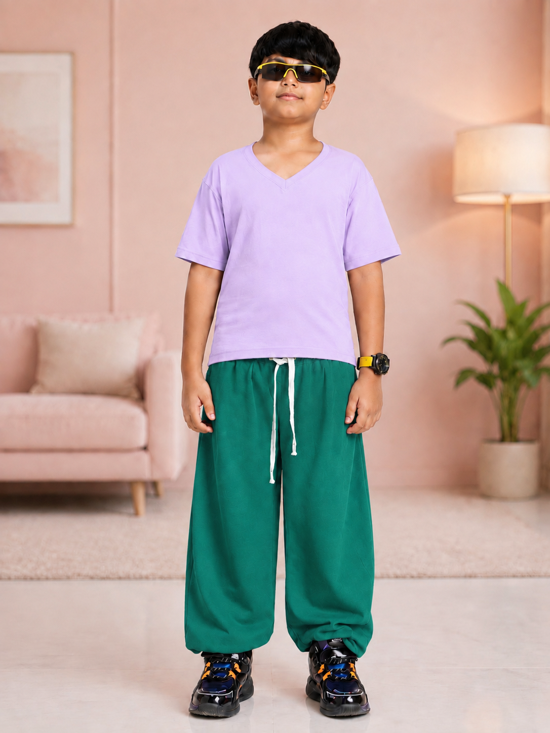 COOLFIT JOGGER FOR BOYS GIRL TEAL GREEN