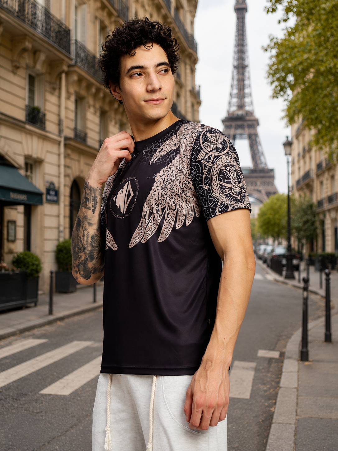AURA OF ASGARD T-SHIRT BLACK