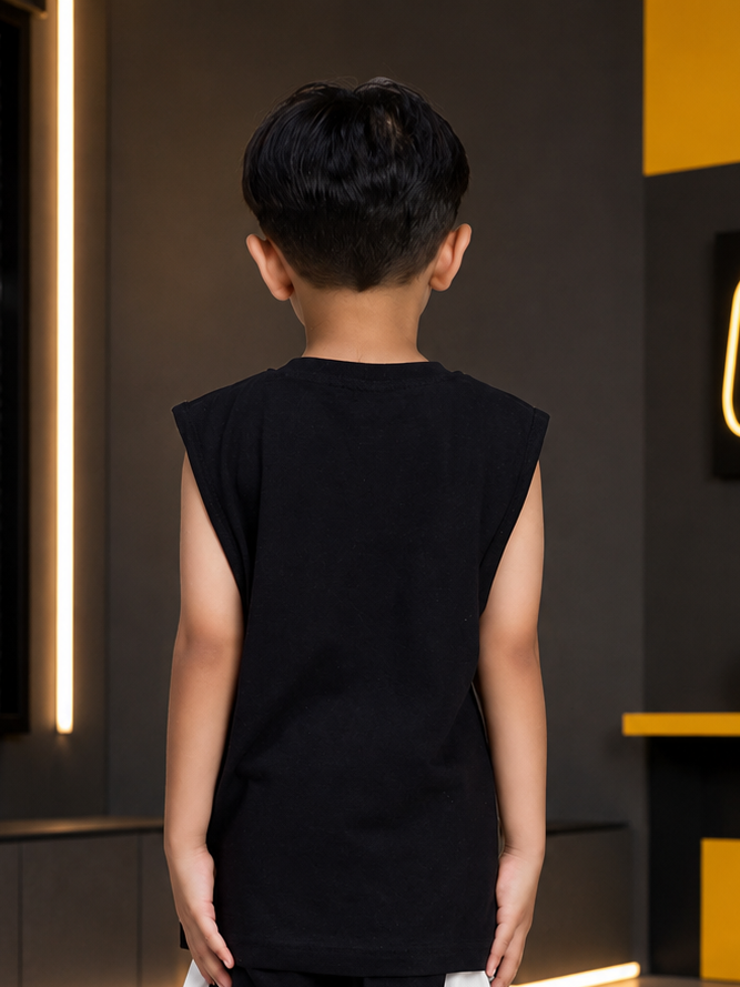 KOALA VIBES T-SHIRT FOR BOYS GIRLS BLACK WHITE