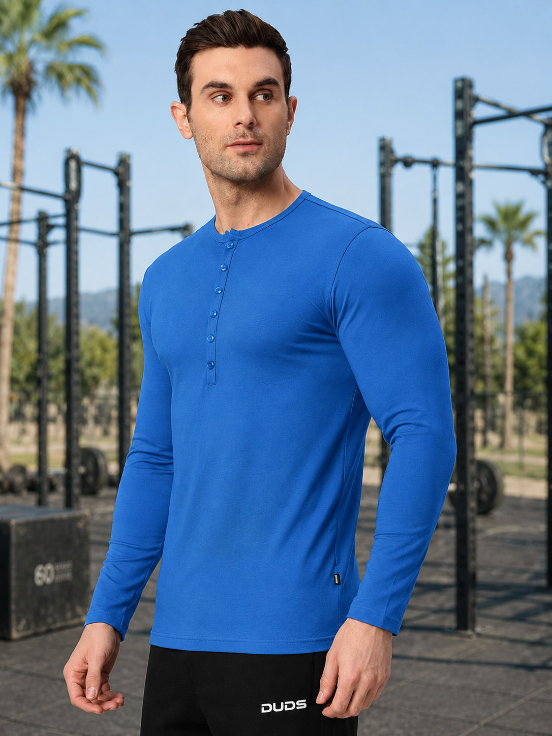 HENNY SLIM FIT SWEATSHIRT ROYAL BLUE