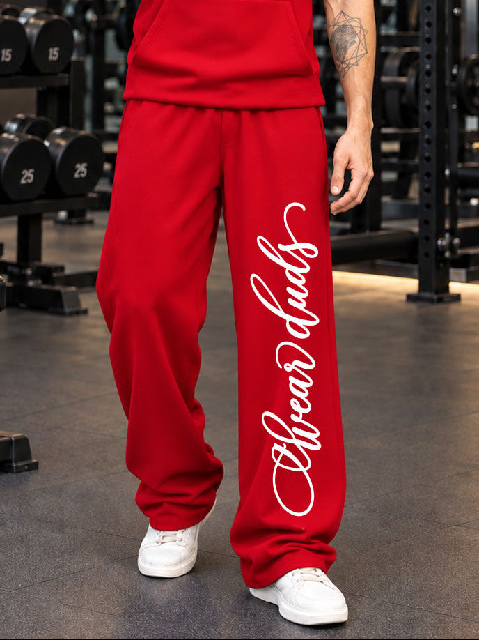 BUILDS FREEDOM CASUAL JOGGERS RED
