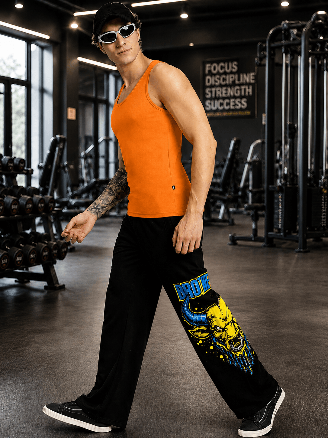 WEARDUDS Shop EASY WEAR VEST GYM T-SHIRT ORANGE for a bold sporty look, perfect for workouts, gym sessions, casual outings, and everyday style.
