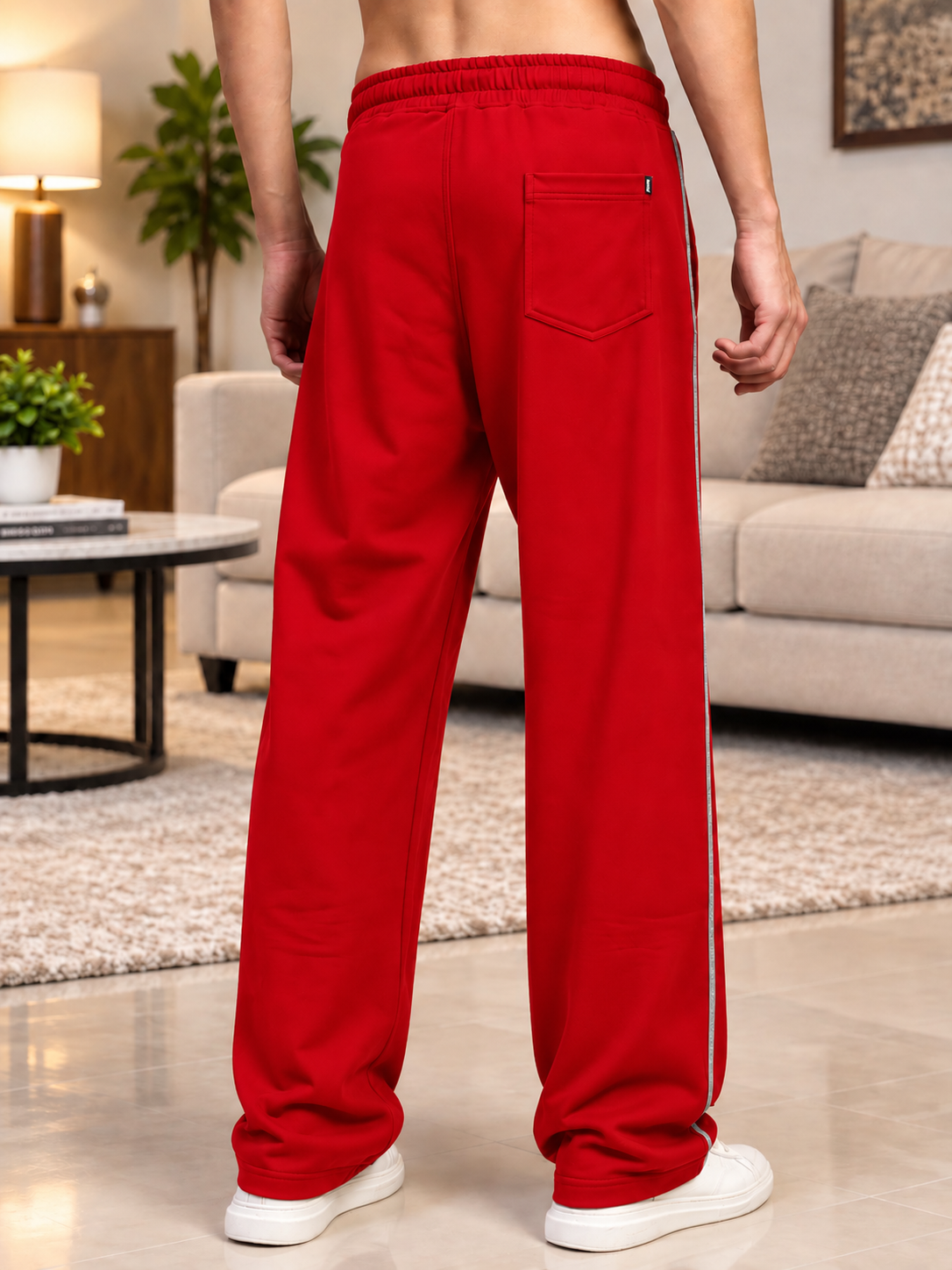 BEAT MODE FIT JOGGERS RED