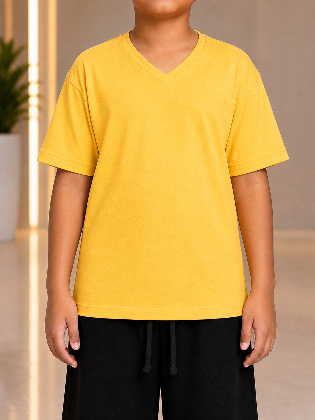 COOLFIT T-SHIRT FOR BOYS GIRLS YELLOW
